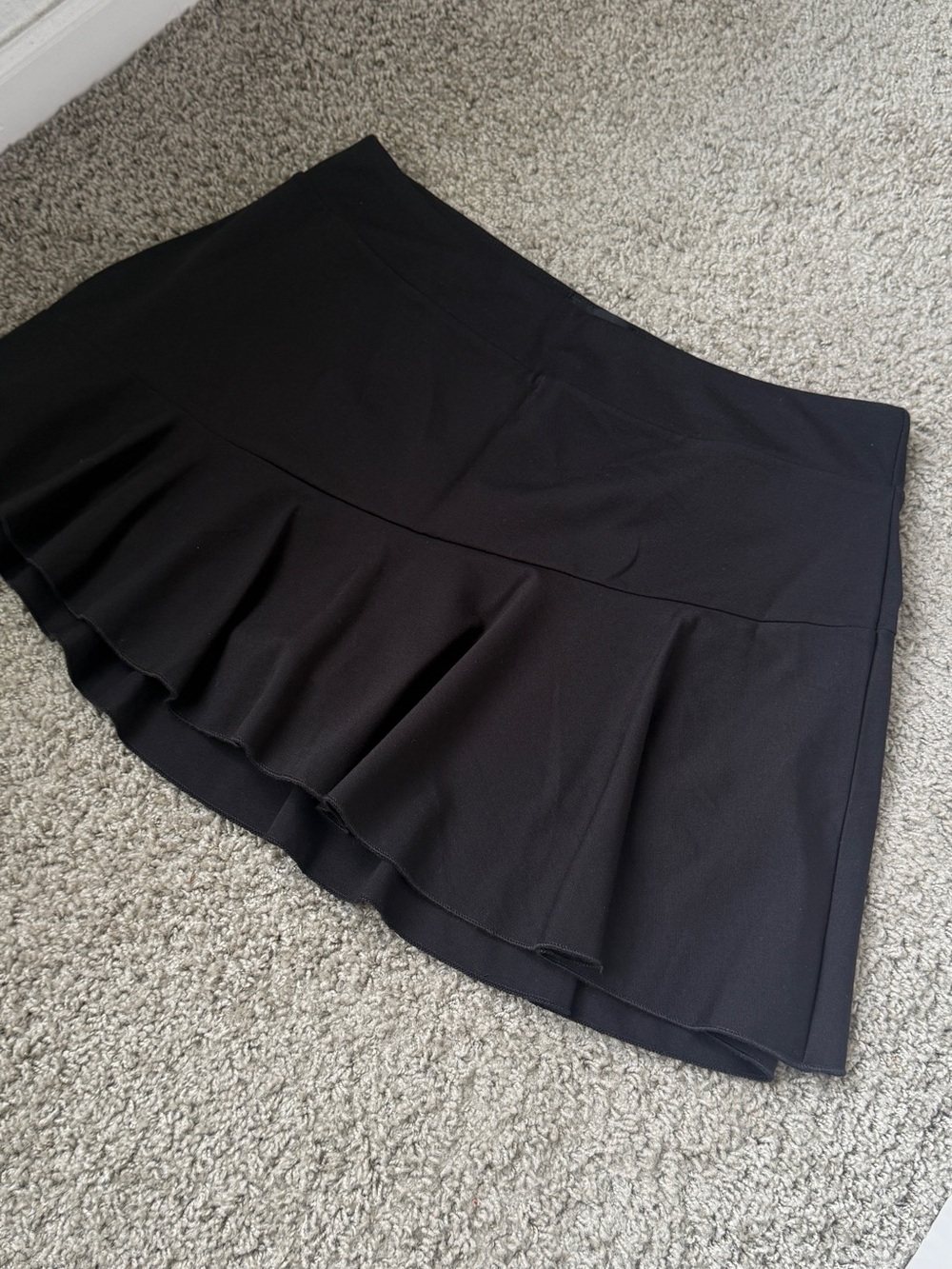 Black Tennis Skort